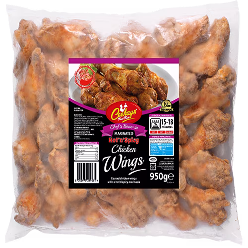 CK09DA1 950g (LB) Hot’n’Spicy Marinated Chicken Wings