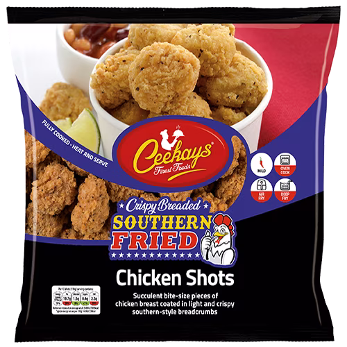 CK02E5/CK02E5H 950g (PB) Southern Fried Breaded Chicken Shots