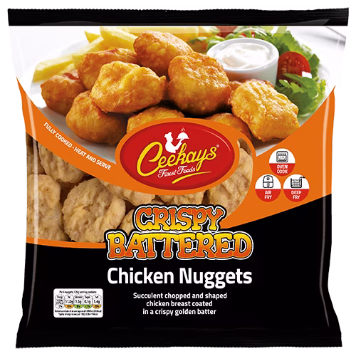 CK03BE5/CK03BE5H 6x1kg (PB) Crispy Battered Chicken Nuggets