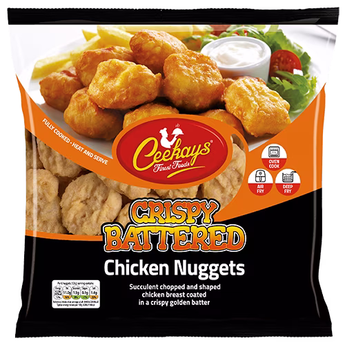 CK03H5/CK03H5H 2x1kg (PB) Crispy Battered Chicken Nuggets