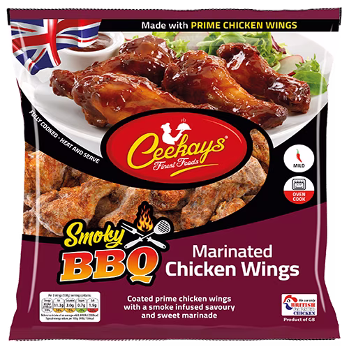 CK05E5 600g (PB) Smoky BBQ Marinated Chicken Wings
